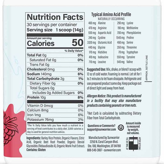 Clear Protein Refresh, SUW